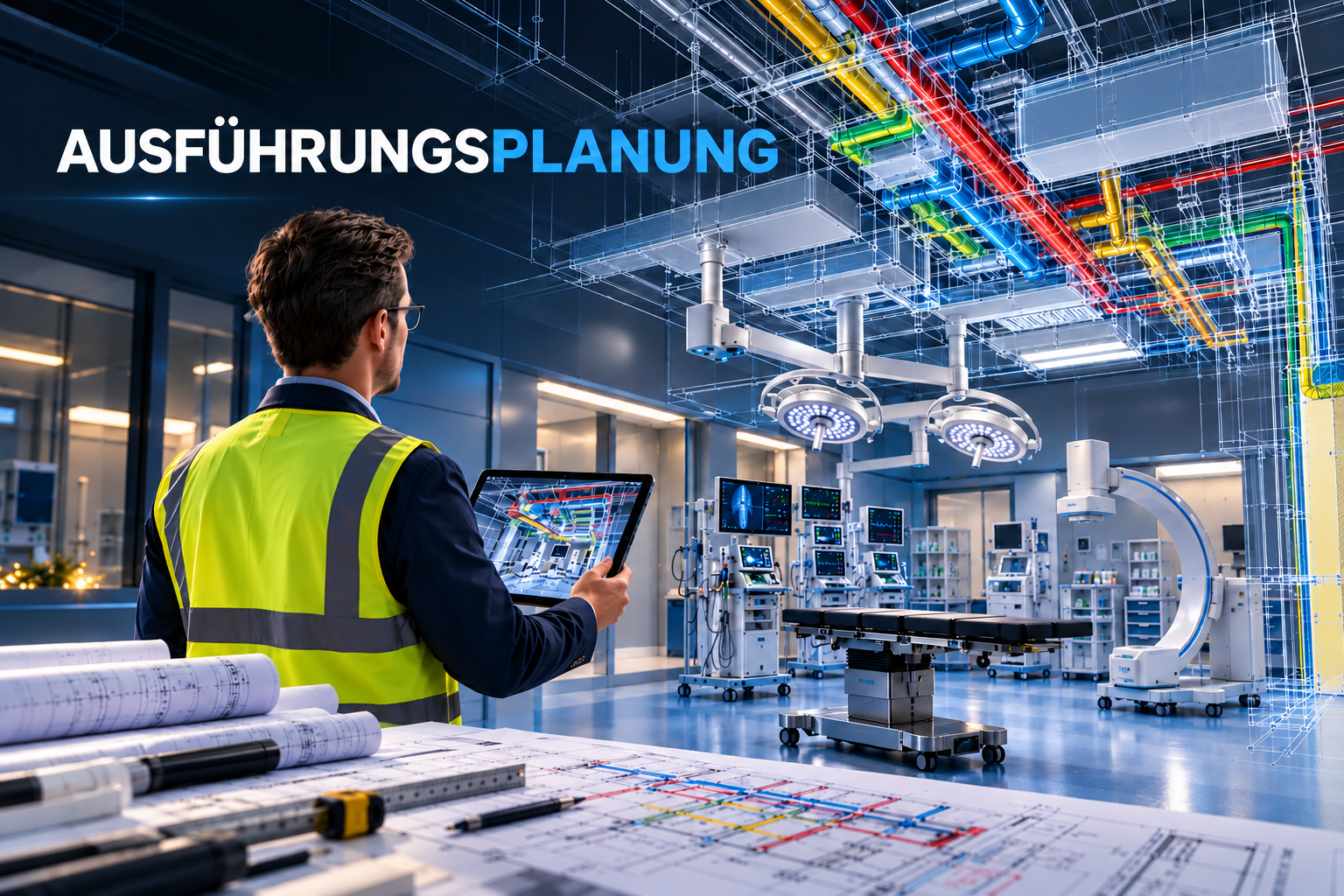 Ausführungs-, Raum- und Funktionsplanung